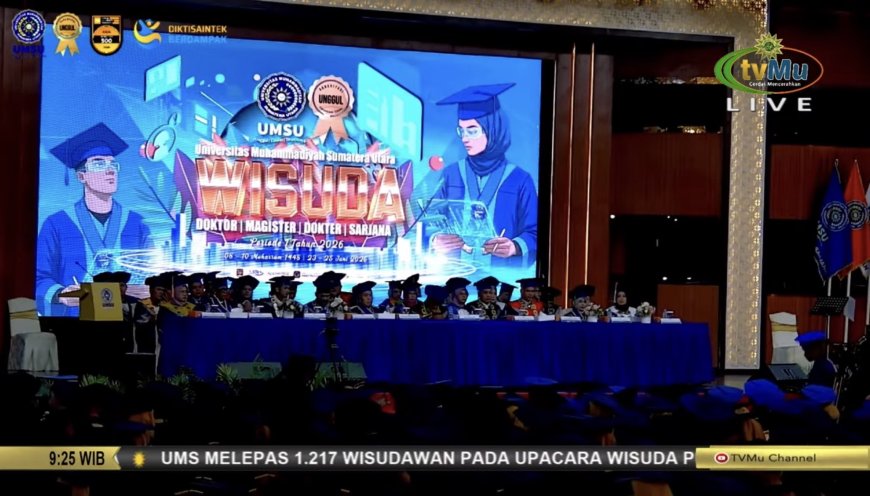 UMSU Wisuda 2.440 Lulusan, Perkuat Kiprah Internasional dan Siapkan Program Spesialis Baru