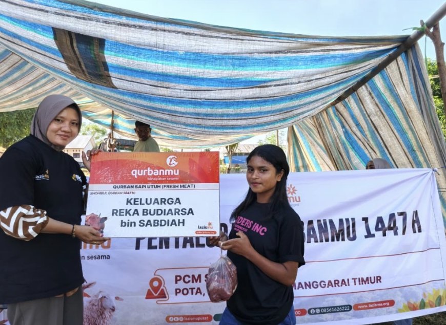 Kurban Lazismu Jangkau Pelosok NTT, Warga Lintas Agama di Manggarai Timur Turut Rasakan Manfaat