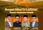 Milad Ke-24 Lazismu, Himpun Dana Rp792,9 Miliar pada 2025 dan Perkuat Integrasi Program Pemberdayaan