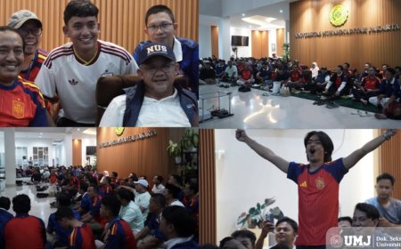 UMJ Gelar Nobar Semifinal Piala Dunia 2026, Abdul Mu’ti Soroti Nilai Pendidikan dari Sepak Bola