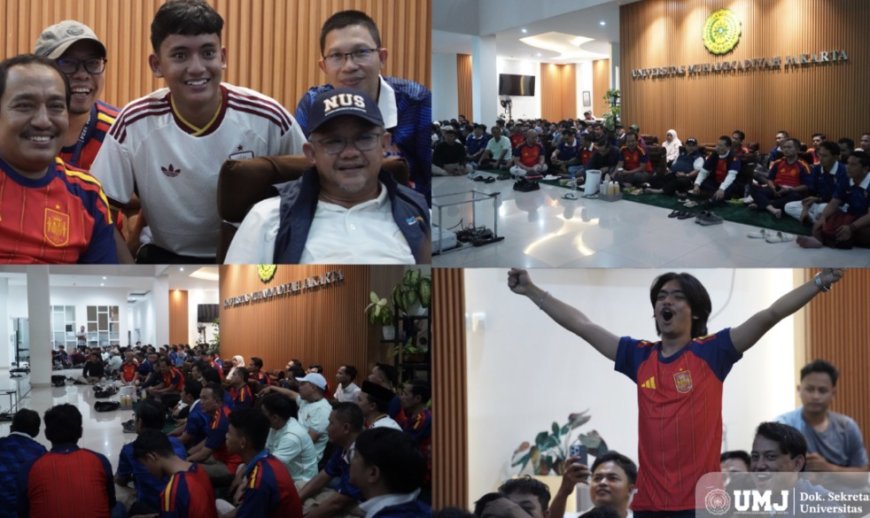 UMJ Gelar Nobar Semifinal Piala Dunia 2026, Abdul Mu’ti Soroti Nilai Pendidikan dari Sepak Bola