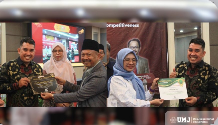 Prodi PAI UMJ Borong Dua Penghargaan Nasional, Perkuat Reputasi sebagai Program Studi Pendidikan Agama Islam Unggul