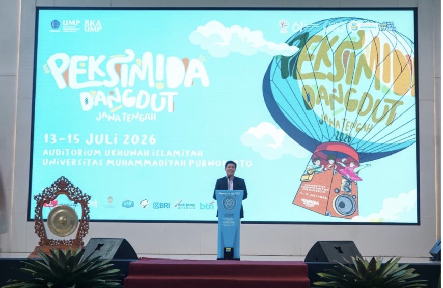 UMP Jadi Tuan Rumah Lomba Dangdut Peksimida Jateng 2026, 50 Mahasiswa dari 33 Kampus Unjuk Bakat