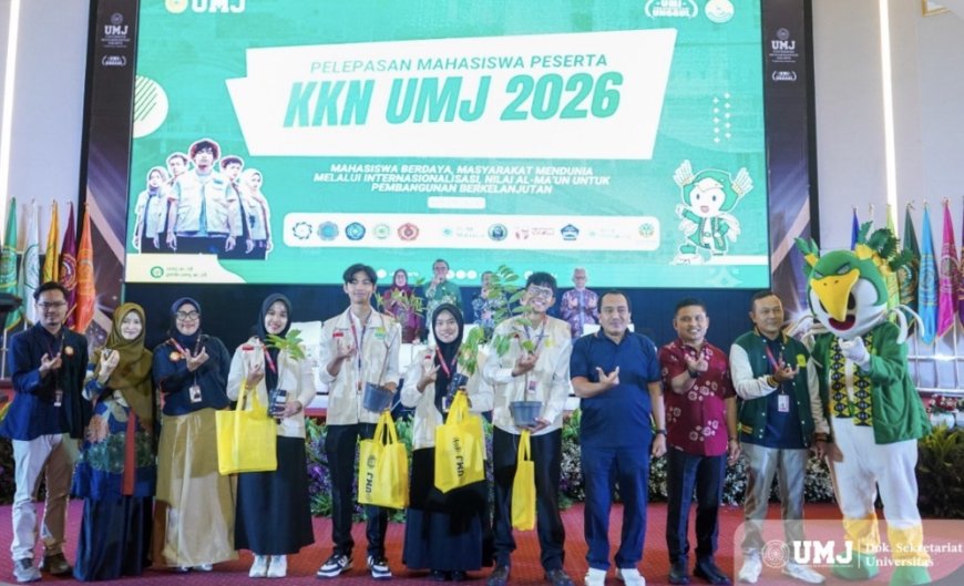 UMJ Lepas Seribu Mahasiswa KKN 2026, Perkuat Internasionalisasi dan Pengabdian Berbasis Nilai Al-Ma’un