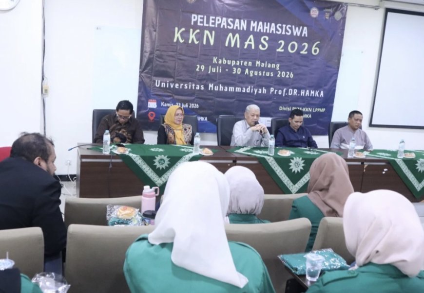 Uhamka Lepas Mahasiswa KKN MAS 2026, Rektor Tekankan Pengabdian Nyata dan Penguatan Nilai Kemanusiaan