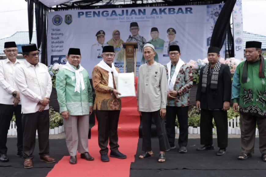 Haedar Nashir Hadiri Pengajian Akbar 3.500 Jemaah di Pedalaman Kalimantan