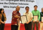 Majelis Dikdasmen PNF Raih Penghargaan Mitra Strategis Save the Children