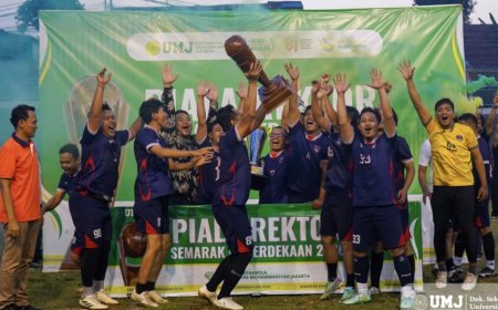 FAI Juara PialRektor UMJ 2026, Taklukkan FEB 2-1 di Partai Final