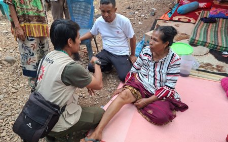 MDMC Kerahkan Tim Kesehatan Bantu Korban Gempa di Puskesmas Dampek