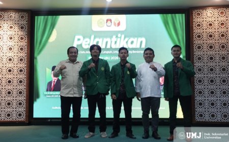 UMJ Lantik Ketua BEM dan DPM Periode 2026–2027
