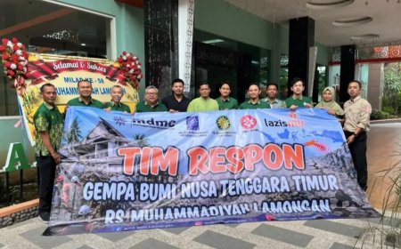 Tim Medis Muhammadiyah Lamongan Dikirim ke Flores untuk Bantu Korban Gempa