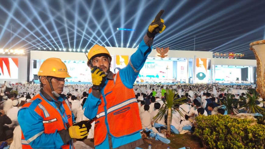 PLN UID Jakarta Raya Jaga Listrik Tanpa Kedip saat Zikir dan Doa Kebangsaan di Monas