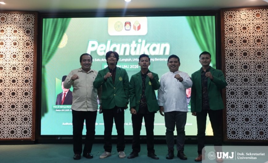 UMJ Lantik Ketua BEM dan DPM Periode 2026–2027