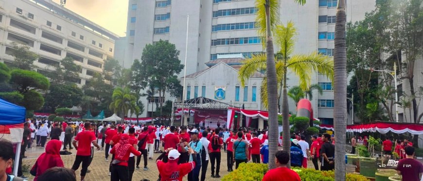 PLN Hadir di Senam Primadona Jakarta Utara, Tawarkan Diskon Tambah Daya 50 Persen
