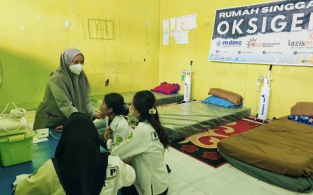 Karhutla Kalimantan Memburuk, Rumah Oksigen Muhammadiyah Layani Puluhan Warga