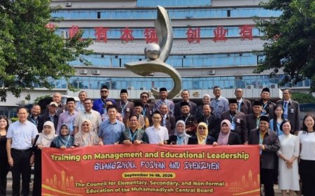Gandeng Kedubes China, Majelis Dikdasmen PNF PP Muhammadiyah Kirim Kepala Sekolah Berstudi Kepemimpinan ke Tiongkok