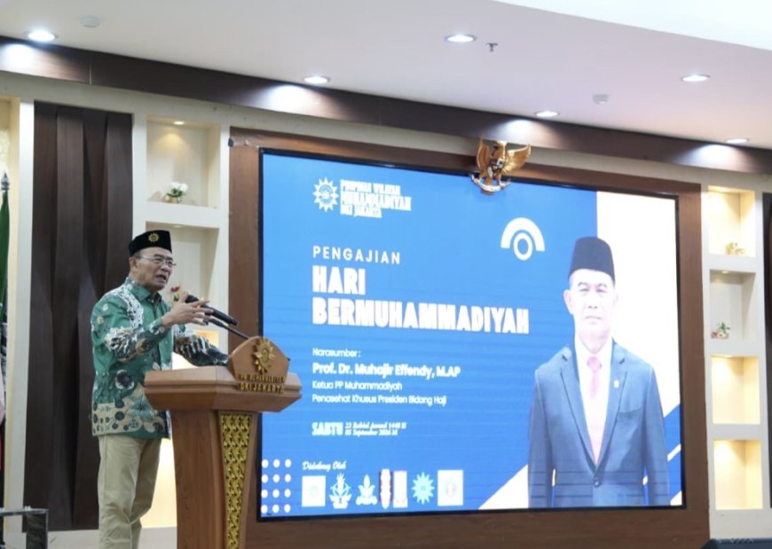 Muhadjir Effendy Dorong Muhammadiyah Bangun Kekuatan Ekonomi Mandiri