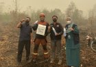 Titik Panas Tembus 189 Ribu, Muhammadiyah Kalteng Distribusikan Ratusan Tabung Oksigen untuk Relawan Karhutla