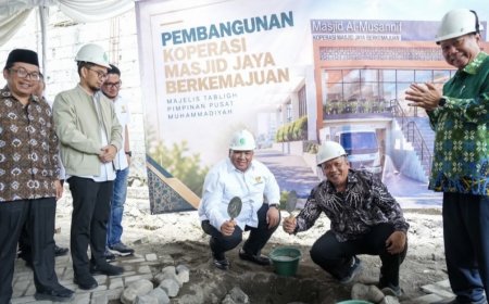 Majelis Tabligh PP Muhammadiyah Groundbreaking Gedung Koperasi Masjid Jaya Berkemajuan di Bantul