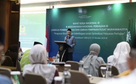 Saad Ibrahim Buka Rakernas LPHU Muhammadiyah dan Soroti Isu Geopolitik Perhajian