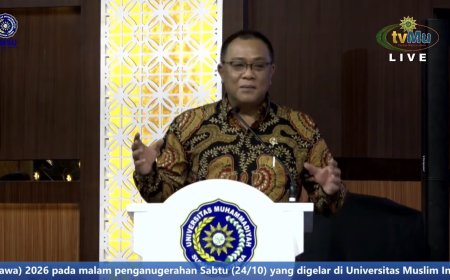 Hadiri Wisuda UMSU, Menteri LH Mohammad Jumhur Hidayat Serukan Gerakan Tobat Ekologi