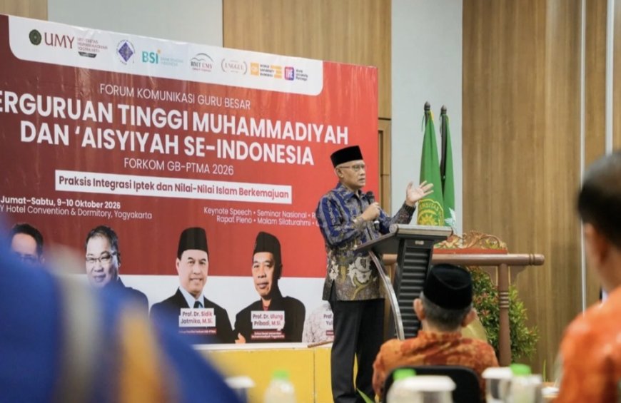Haedar Nashir Minta Guru Besar PTMA Beri Dampak Nyata dan Tidak Eksklusif