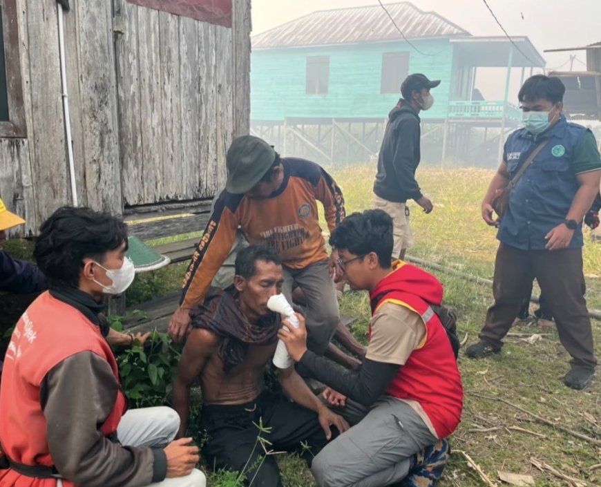 Kabut Asap Karhutla Kalteng Memburuk, MDMC dan Lazismu Terjunkan Relawan Hingga Mobil Oksigen Keliling