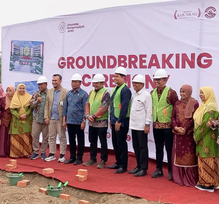 Muhadjir Effendy Resmikan Mentari Mart Ke-8 dan Groundbreaking Kampus 2 UM Jambi