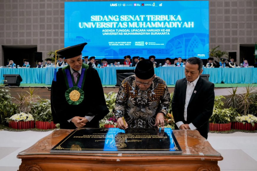 Milad Ke-68 UMS, Haedar Nashir Resmikan Gedung Baru Pondok Shabran