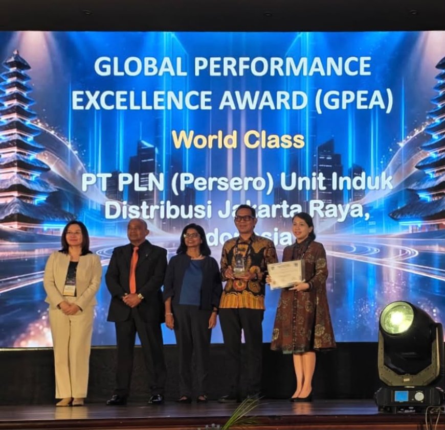 Cetak Rekor Tiga Tahun Beruntun, PLN UID Jakarta Raya Sabet Predikat World Class Company di APQO 2026