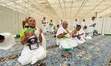 Reportase Ichan Marsha dari Tanah Suci: Inilah Tempat Istirahat Jemaah Haji Sebelum Menuju ke Hotel