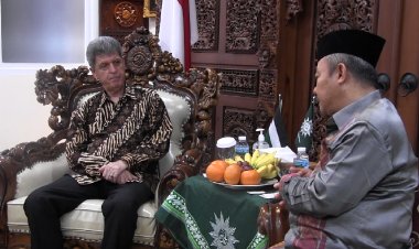 Abdul Mu’ti Terima Kunjungan Dubes Palestina, Bahas Tiga Hal