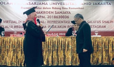 Lulus Sidang Terbuka, Direktur tvMu Sandang Gelar Doktor Predikat Cumlaude
