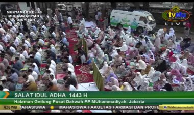Ribuan Warga Muhammadiyah Laksanakan Salat Idul Adha dengan Khidmat