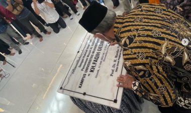 Haedar Nashir Resmikan Masjid KH Faqih Oesman, Warganet: Berkemajuan