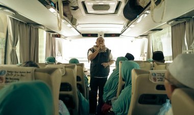 Tiba di Madinah, Petugas Berikan Edukasi Kepada Jemaah Haji Gelombang Kedua