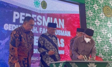 Haedar Nashir Resmikan Gedung 7 Lantai UM Palembang