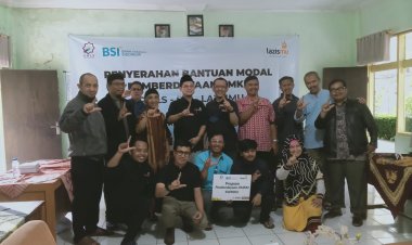 Lazismu Berikan Bantuan Modal Pemberdayaan UMKM di Lembang