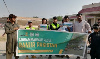 PCIM dan PCIA Pakistan Kolaborasi dengan Lazismu Bantu Korban Banjir Bandang