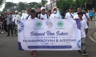 Semarakkan Muktamar ke-48, PDM Kabupaten Bekasi Gelar Karnaval dan Jalan Sehat