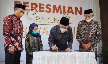 Momen Hari Pahlawan, Haedar Nashir Resmikan 'Serambi Buya Syafii Maarif'