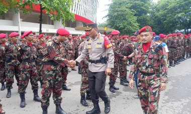 Bersama KOKAM, Polresta Surakarta Optimistis Dapat Sukseskan Pelaksanaan Muktamar ke-48