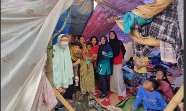 LLHPB PP Aisyiyah Salurkan Bantuan Bagi Korban Gempa di Cianjur