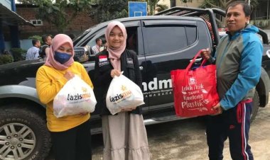 Kolaborasi MDMC-Lazismu Jawa Barat Bantu Korban Gempa di Cianjur