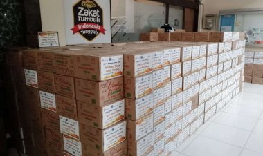 50 Ribu Kaleng Sarden Lazismu Siap Didistribusikan Untuk Korban Gempa Cianjur