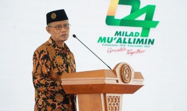 Sambutan Haedar Nashir di Milad ke-104 Madrasah Mu’allimin Muhammadiyah Yogyakarta
