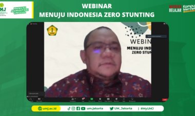 Kolaborasi UMJ dan AFKSI Gelar Webinar 'Menuju Indonesia Zero Stunting'