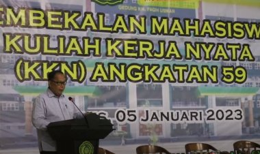 Rektor UM Palembang Lepas 1.215 Mahasiswa KKN