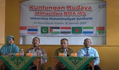 UMS Kirim Enam Mahasiswa Asing untuk Ikuti Kunjungan Budaya di Kota Klaten