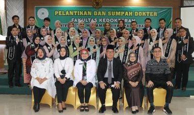 UM Palembang Gelar Pelantikan dan Sumpah Dokter untuk 34 Mahasiswa